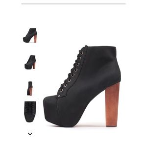 Jeffrey Campbell classic platform boots